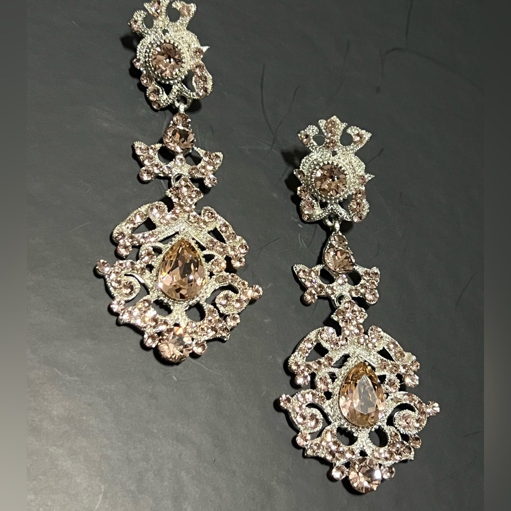 Jim Ball Swarovski Crystal Earrings